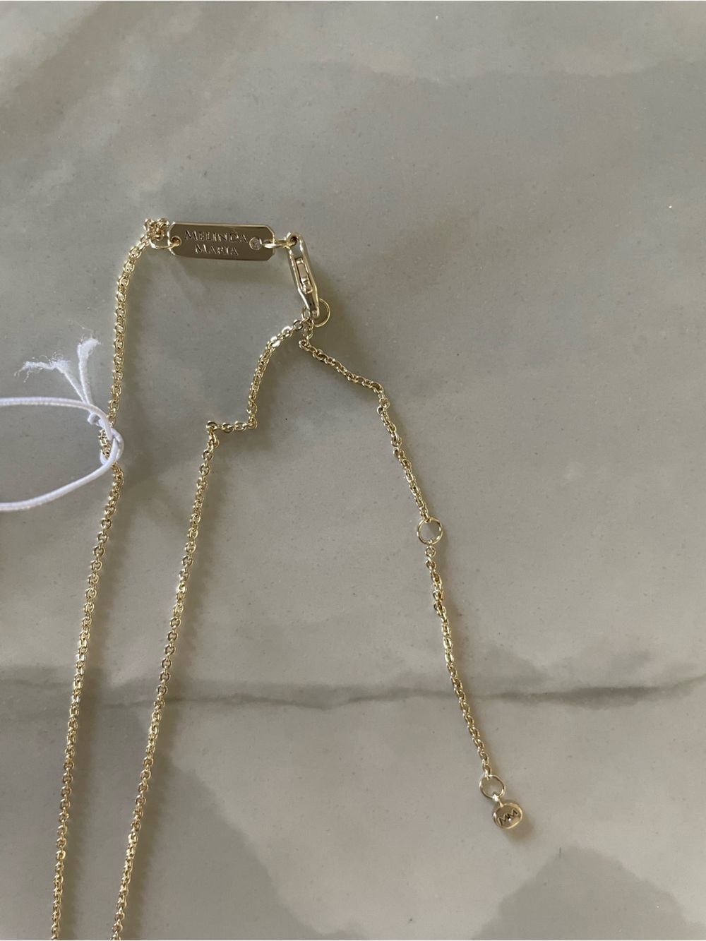 NWT Melinda Maria Gold “Oh She Fancy Small Cross Pendant” - Picture 5 of 7